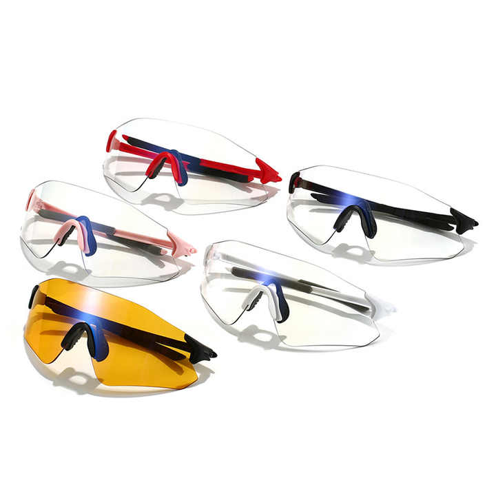 Outdoor Color Changing Cycling Men's Windproof Sports Glasses Women Cycling Road Sunglasses Day and Night Vision UV400 Glasses