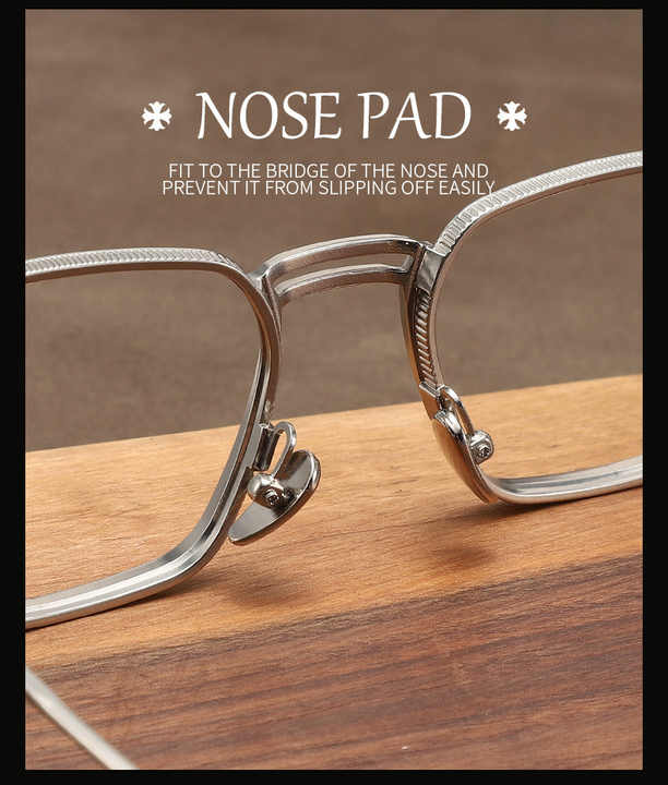 New Color Changing Anti Blue Light Photochromic Photo Gray Glasses Metal Square Glass Double Bridge Optical Frames Eyewear